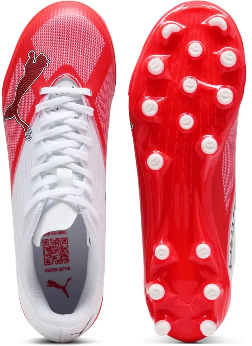 PUMA Ultra 7 Play Ag Voetbalschoenen - Rood/Wit - 39