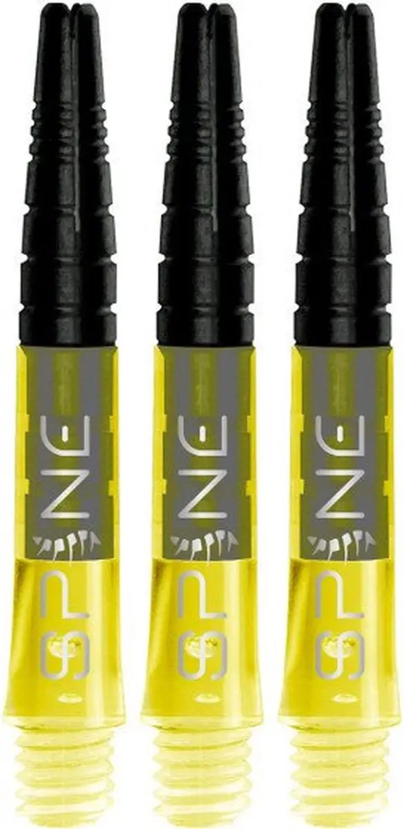 Bull's Spine Yellow Dart Shafts BU-55265 - 3 Stuks