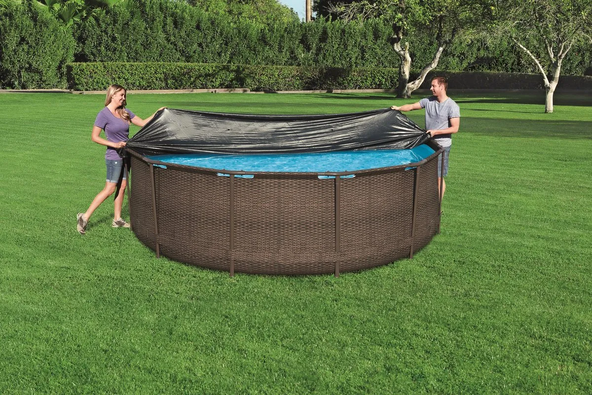 Bestway Zwembad Afdekzeil 366cm - Zwart
