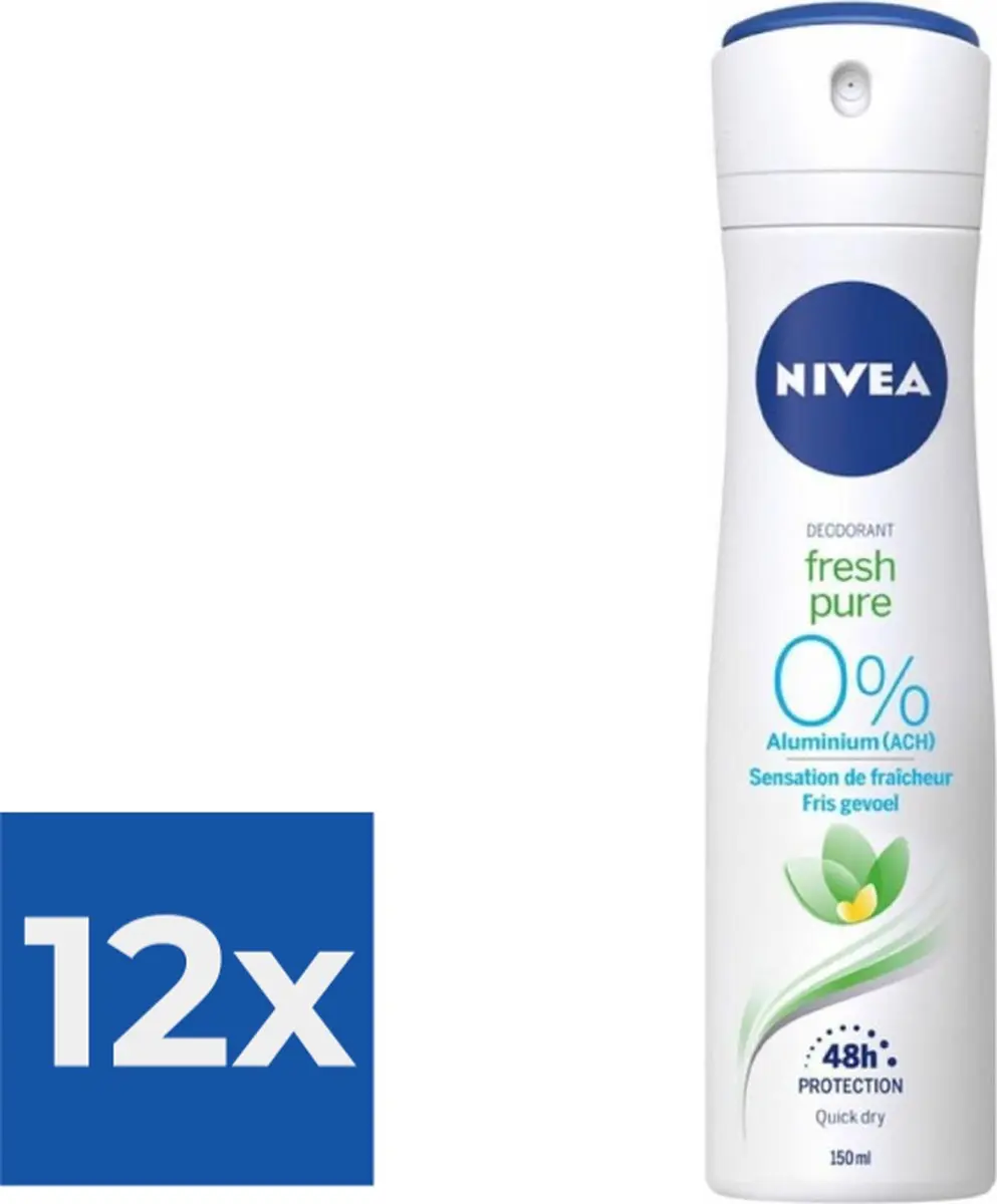 NIVEA Deodorant Spray Pure & Natural Jasmine 150ml