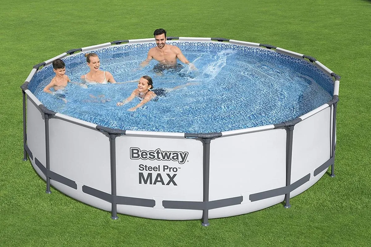 Bestway Steel Pro Max 549x122cm Zwembad - 23.062L - Grijs