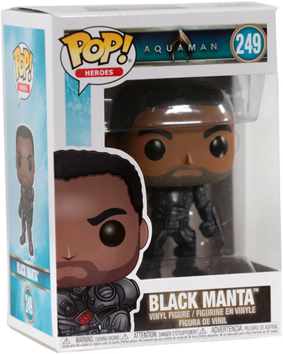Funko Pop! Black Manta (Unmasked) Aquaman #249 - afbeelding 2 van 3