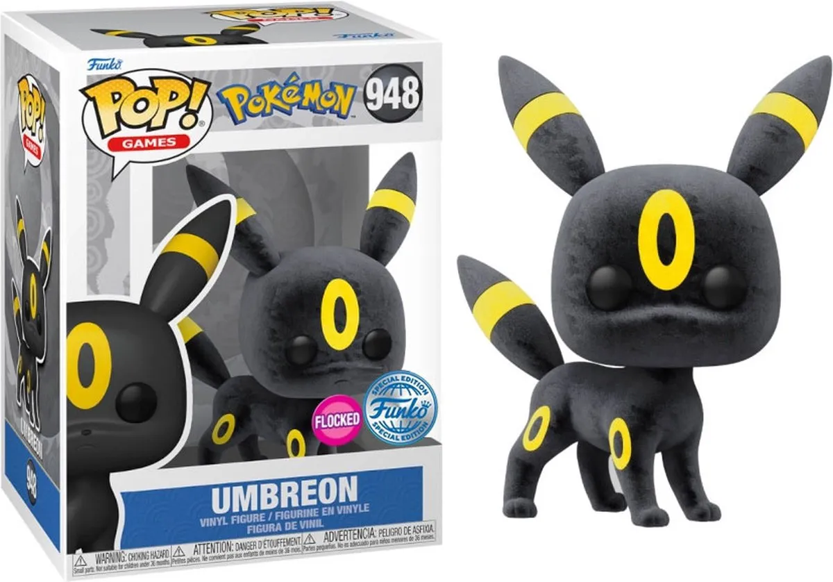 Funko Pop Umbreon Flocked Special Edition Pokémon Figuur