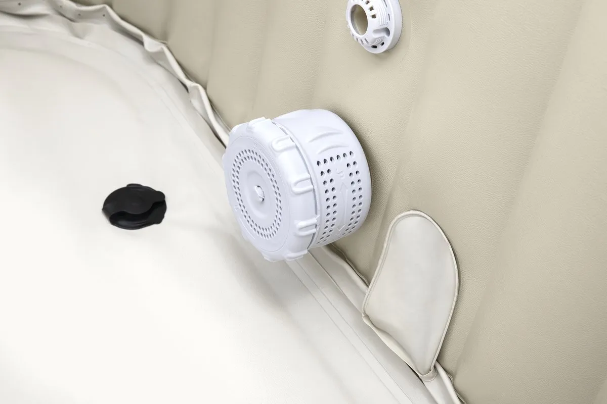 Intex 4-Person Chevron Deluxe Square Bubble Spa Set 28446NP - 140 Jets