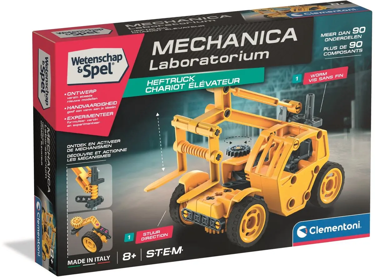 Clementoni Mechanica Vorkheftruck 2-delig