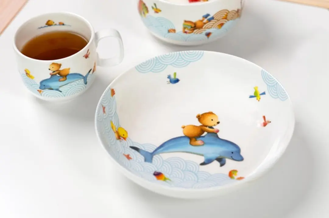 Villeroy & Boch Happy as a Bear Kindergeschirrset - 2 Stuks - Gekleurd