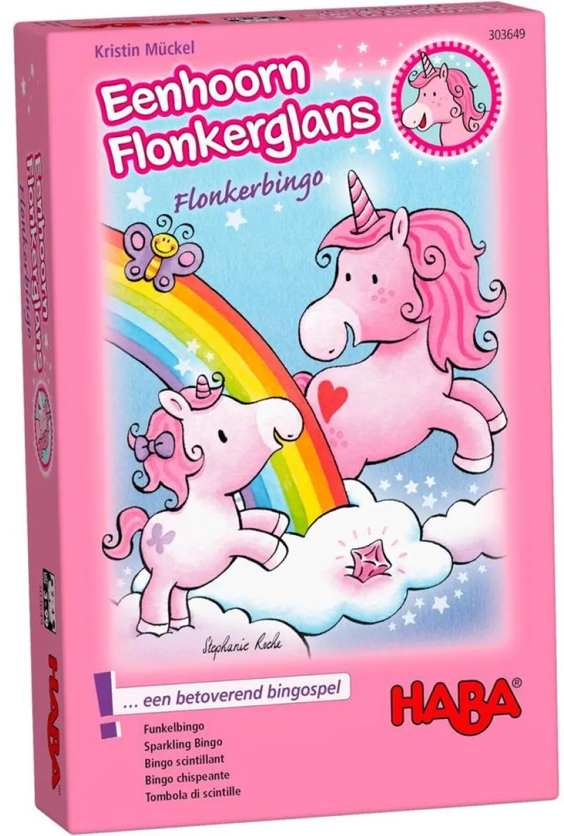 Haba Eenhoorn Flonkerglans Flonkerbingo - 303649