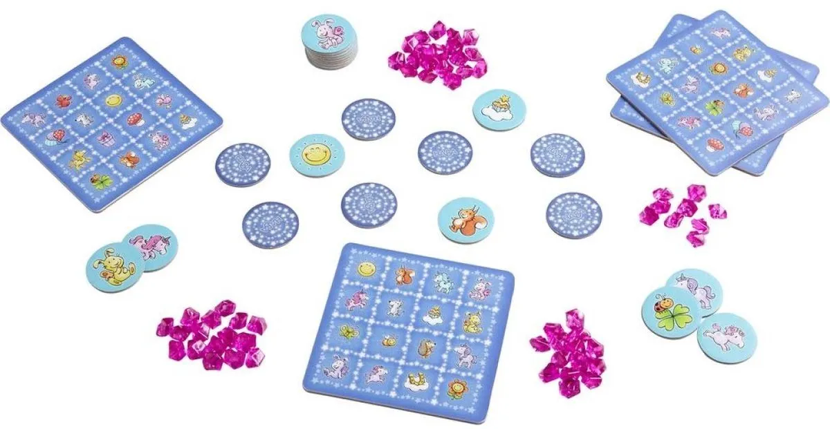 Haba Eenhoorn Flonkerglans Flonkerbingo - 303649 - afbeelding 6 van 6