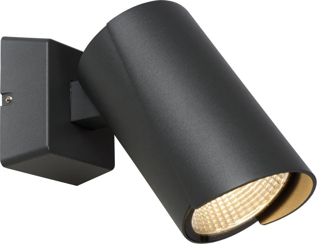 Lucide MANAL Wandspot LED 13W 3000K - Antraciet