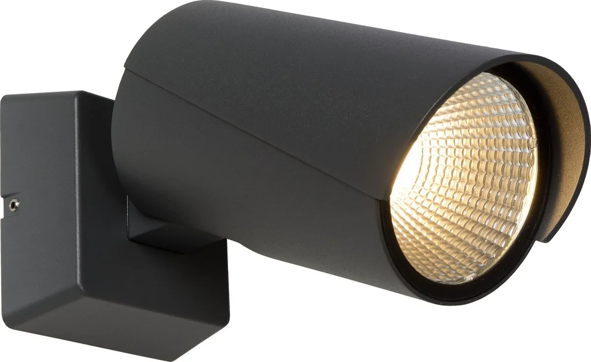 Lucide MANAL Wandspot LED 13W 3000K - Antraciet