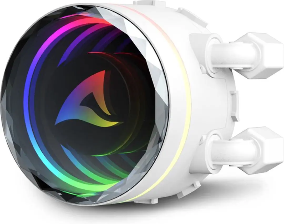 Sharkoon S90 RGB AIO Koelsysteem 360mm - 3x RGB Ventilatoren - Wit