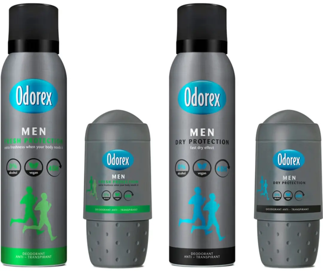 Odorex Men Deospray Dry Protection 150ml - 6 Stuks