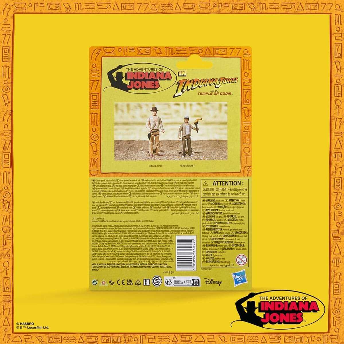 Hasbro Indiana Jones Retro Collection - Temple of Doom actiefiguur - 10 cm