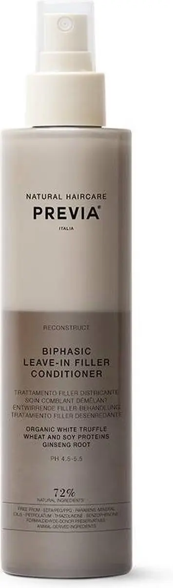 Previa Natural Haircare Reconstruct Biphasic Leave-in Filler Conditioner