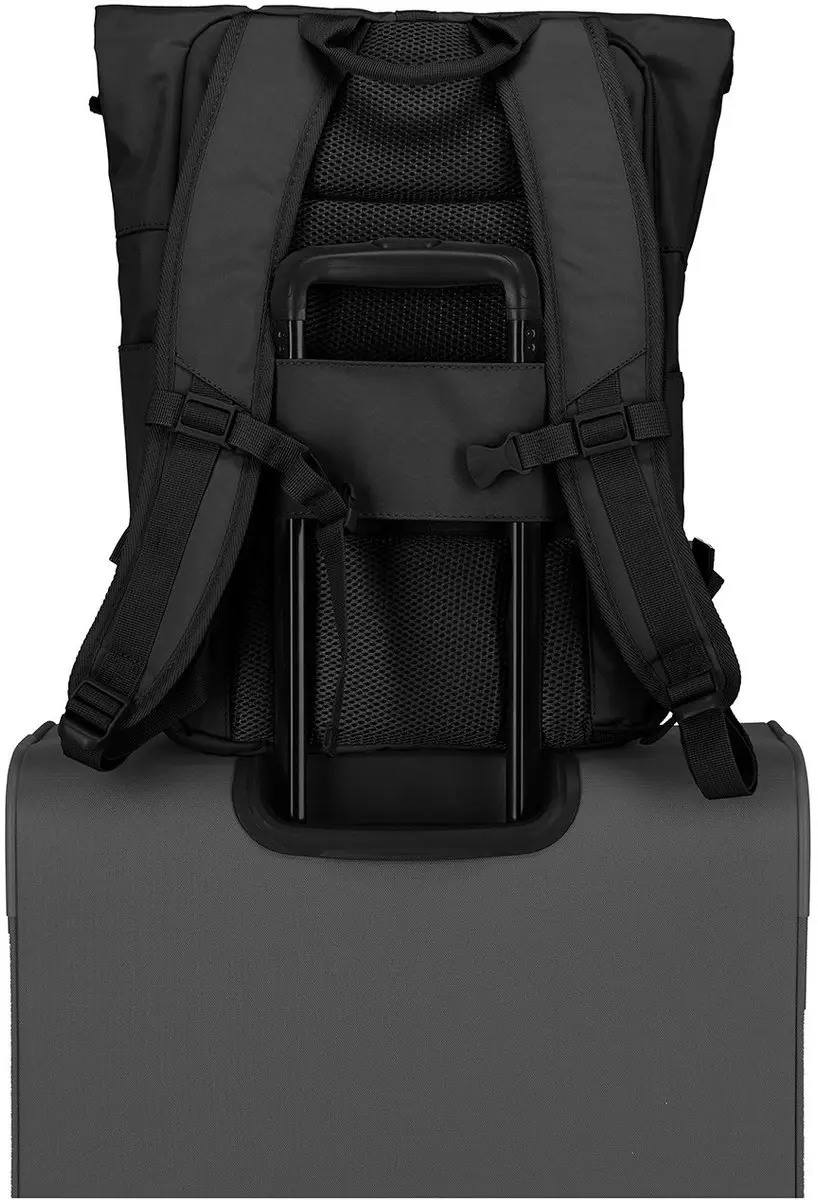Travelite Basics Rollup Backpack 15,6" - Zwart