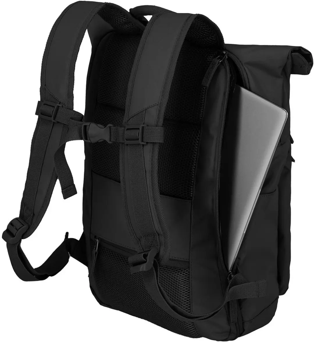 Travelite Basics Rollup Backpack 15,6" - Zwart