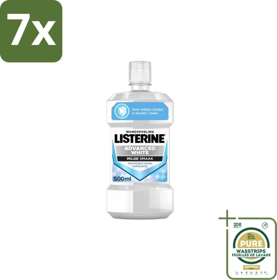 Listerine Advanced White Mondwater 3500ml