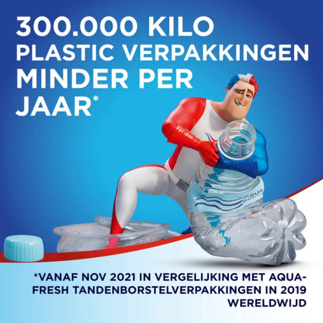 Aquafresh Flex Interdental Tandenborstels - 9 Stuks (3x3) - Donkerblauw