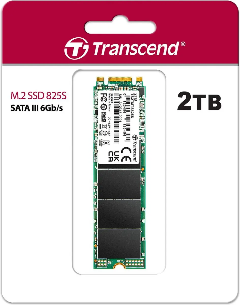 Transcend M.2 SSD 825S TS2TMTS825S - 2TB
