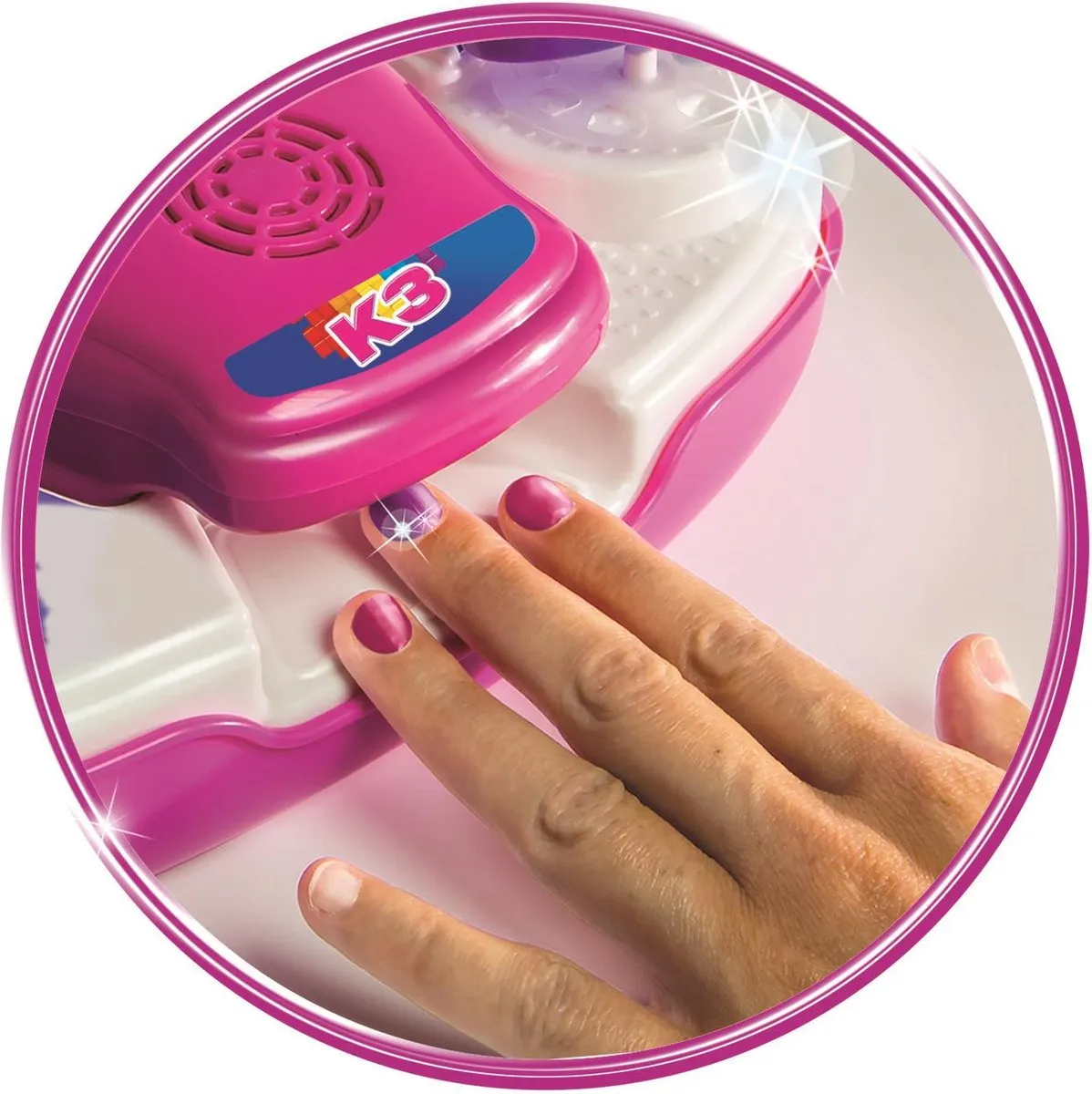 Clementoni K3 Nagelstudio Nail Art Set - Multi Kleur