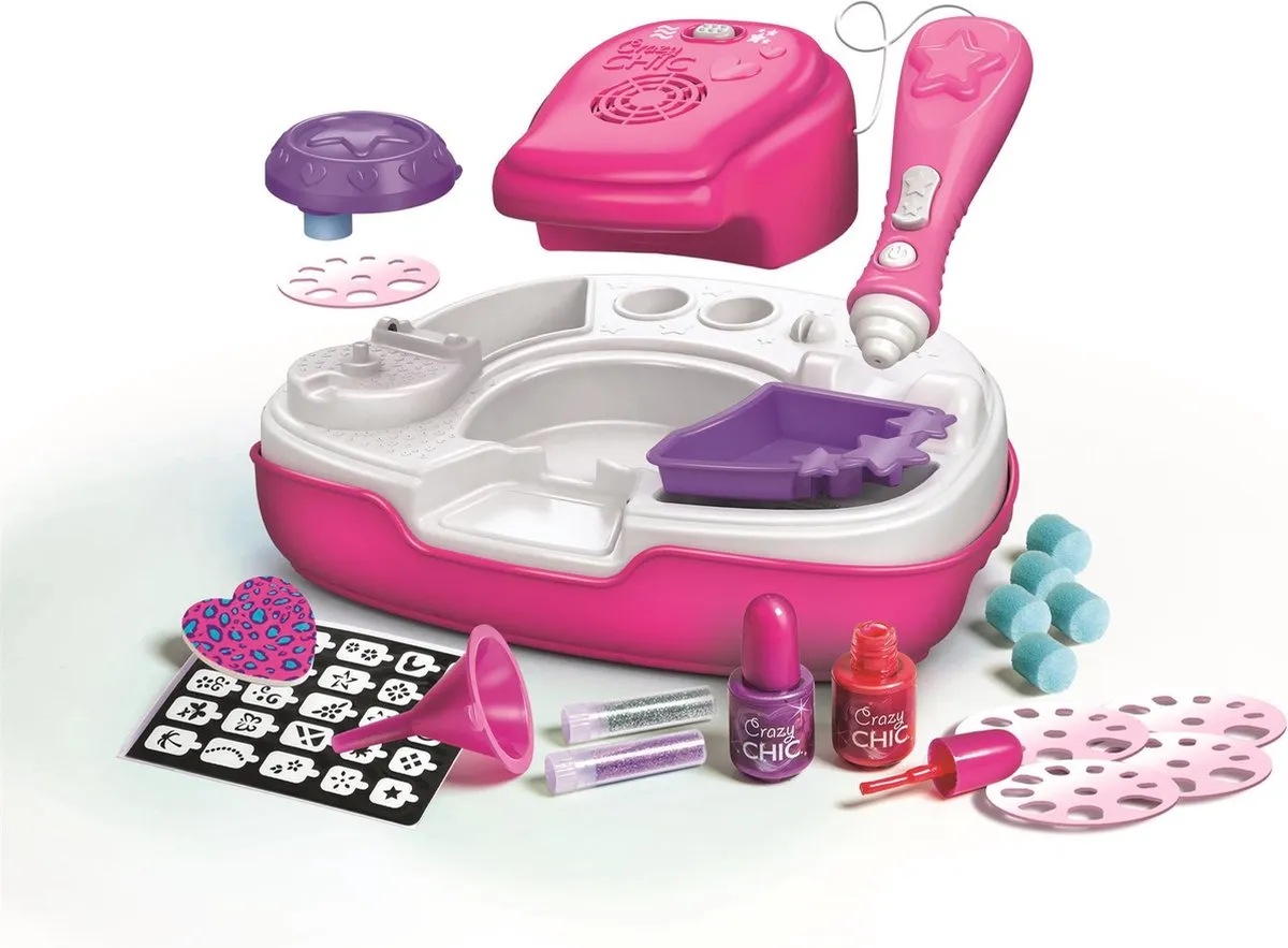 Clementoni K3 Nagelstudio Nail Art Set - Multi Kleur