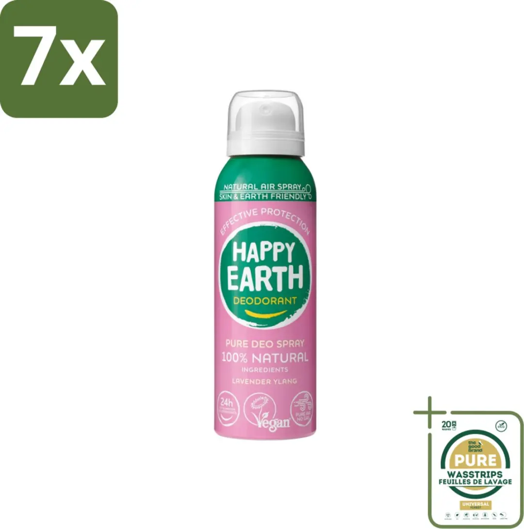 Happy Earth Deodorant Spray Lavender Ylang 700ml