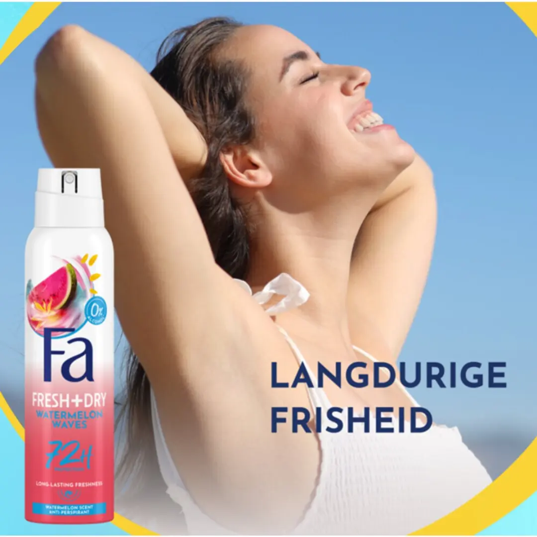 Fa Deodorant Spray Fiji Dream 150ml - 25 Stuks - Watermeloen/Ylang Ylang