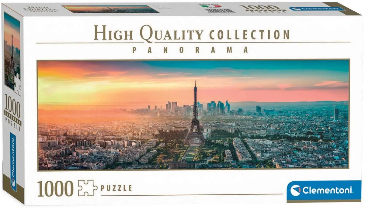 Clementoni Panorama Parijs Puzzel 1000 Stukjes - Multicolor