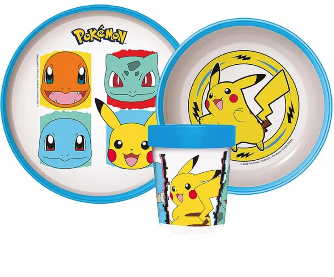 Pokémon Kinderservies Antislip Set