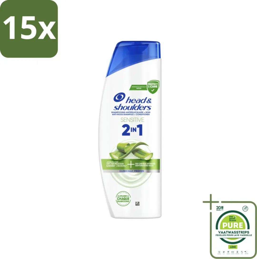 Head & Shoulders Sensitive 2-in-1 Shampoo 300ml