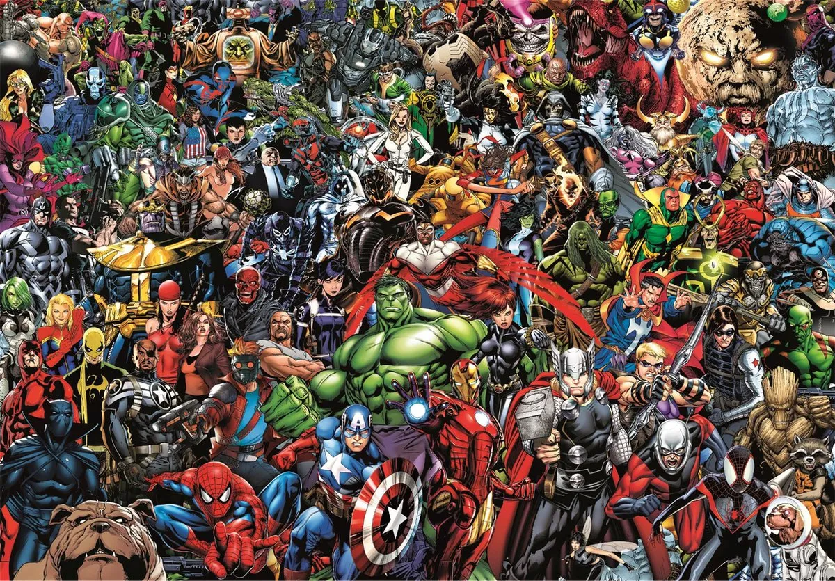 Clementoni Marvel Universe Puzzel 1000 Stuks - Avengers