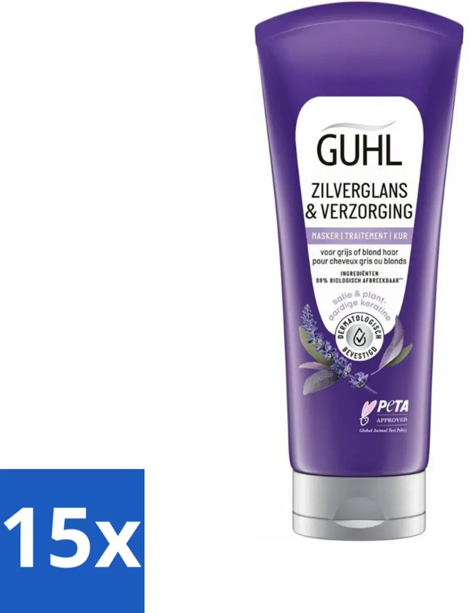 Guhl Haarmasker Zilverglans & Verzorging 200ml
