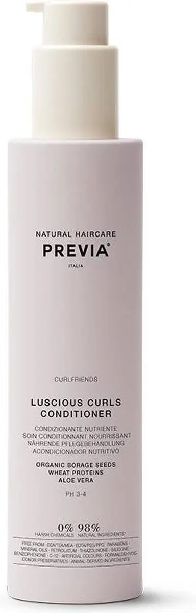 Previa Natural Haircare Curlfriends Luscious Curls Conditioner 200ml