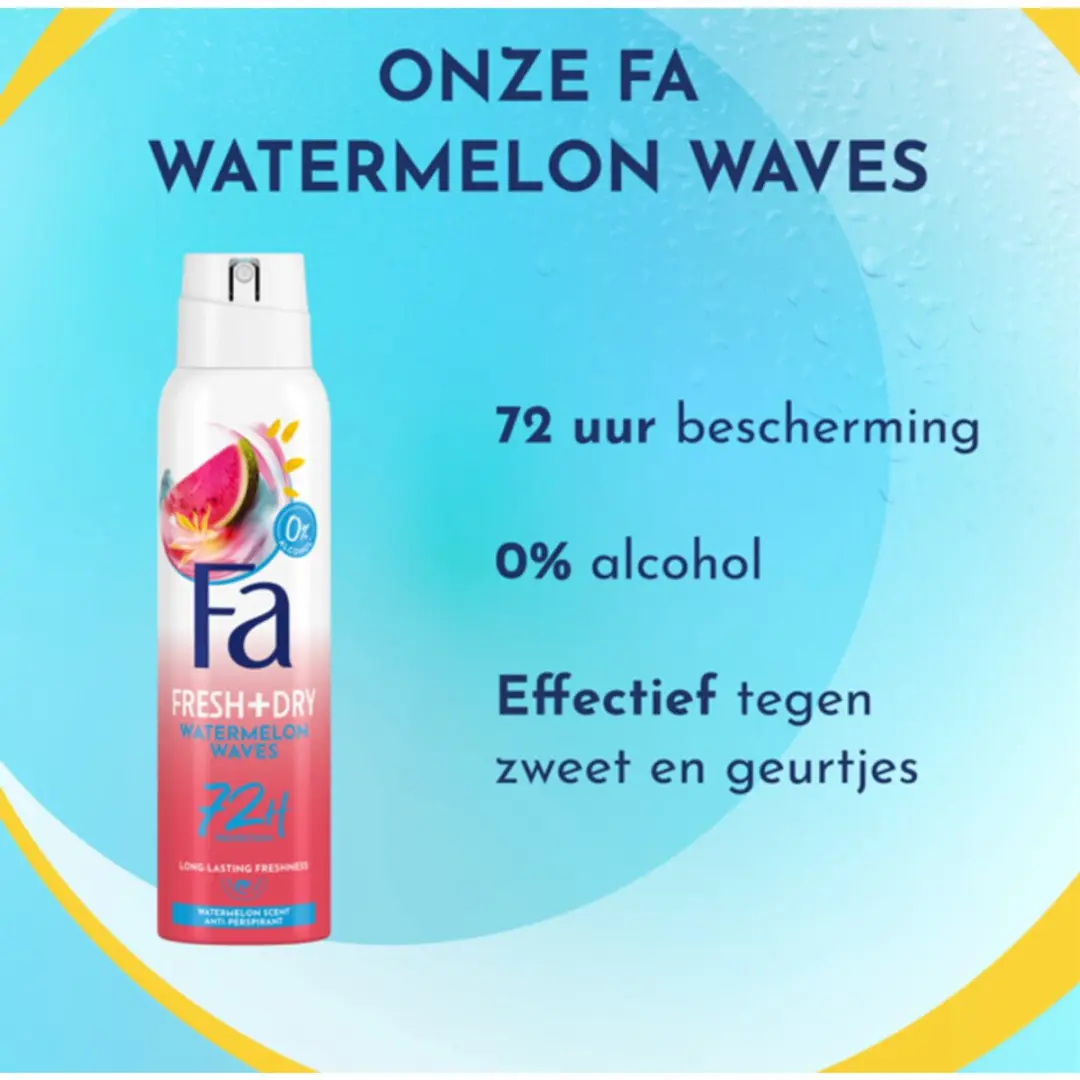 Fa Deodorant Spray Fiji Dream 150ml - 7 Stuks