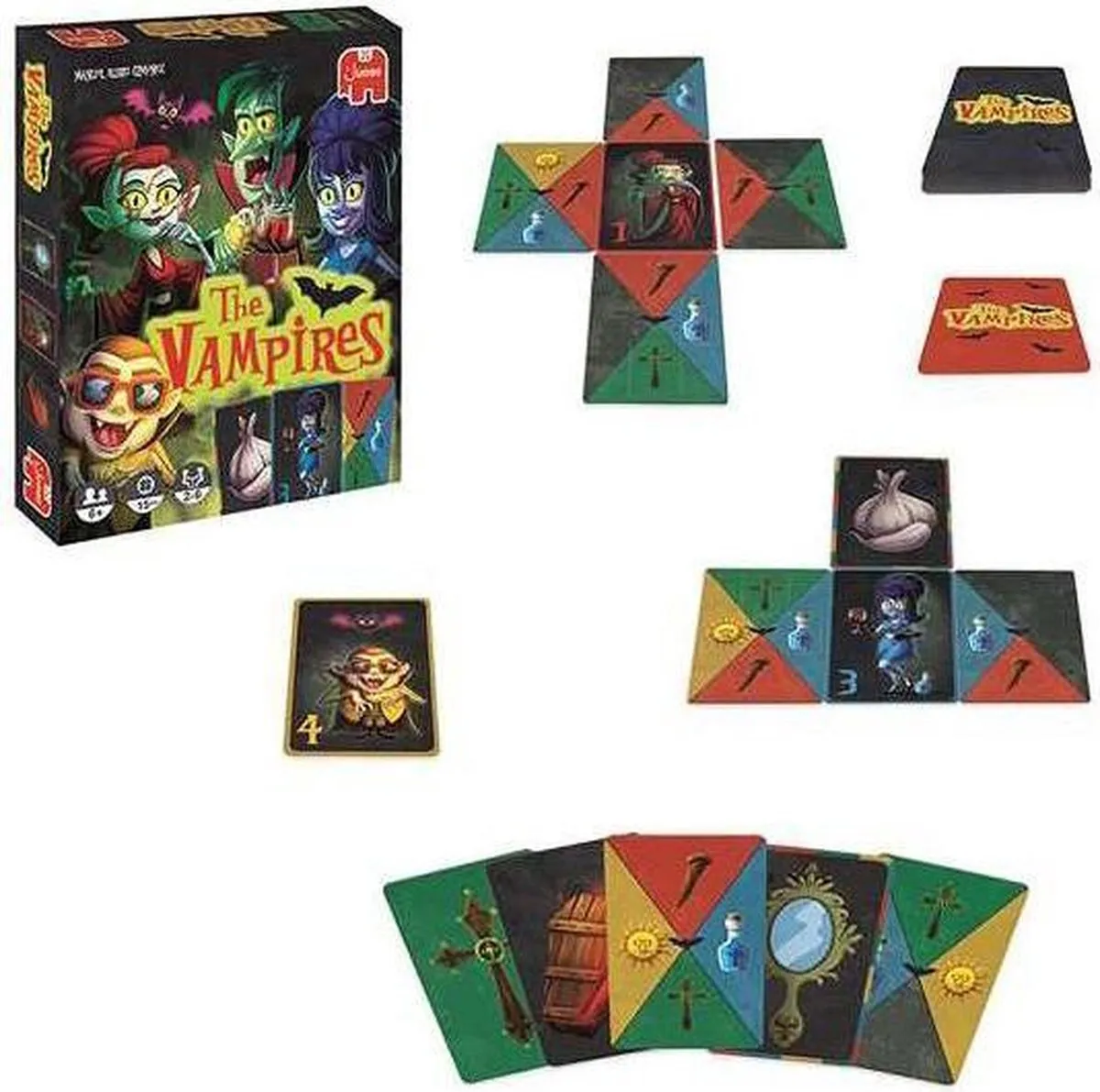 Jumbo The Vampires Kaartspel - 6 Spelers