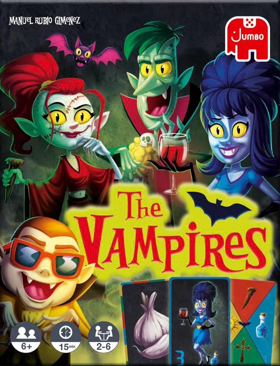 Jumbo The Vampires Kaartspel - 6 Spelers