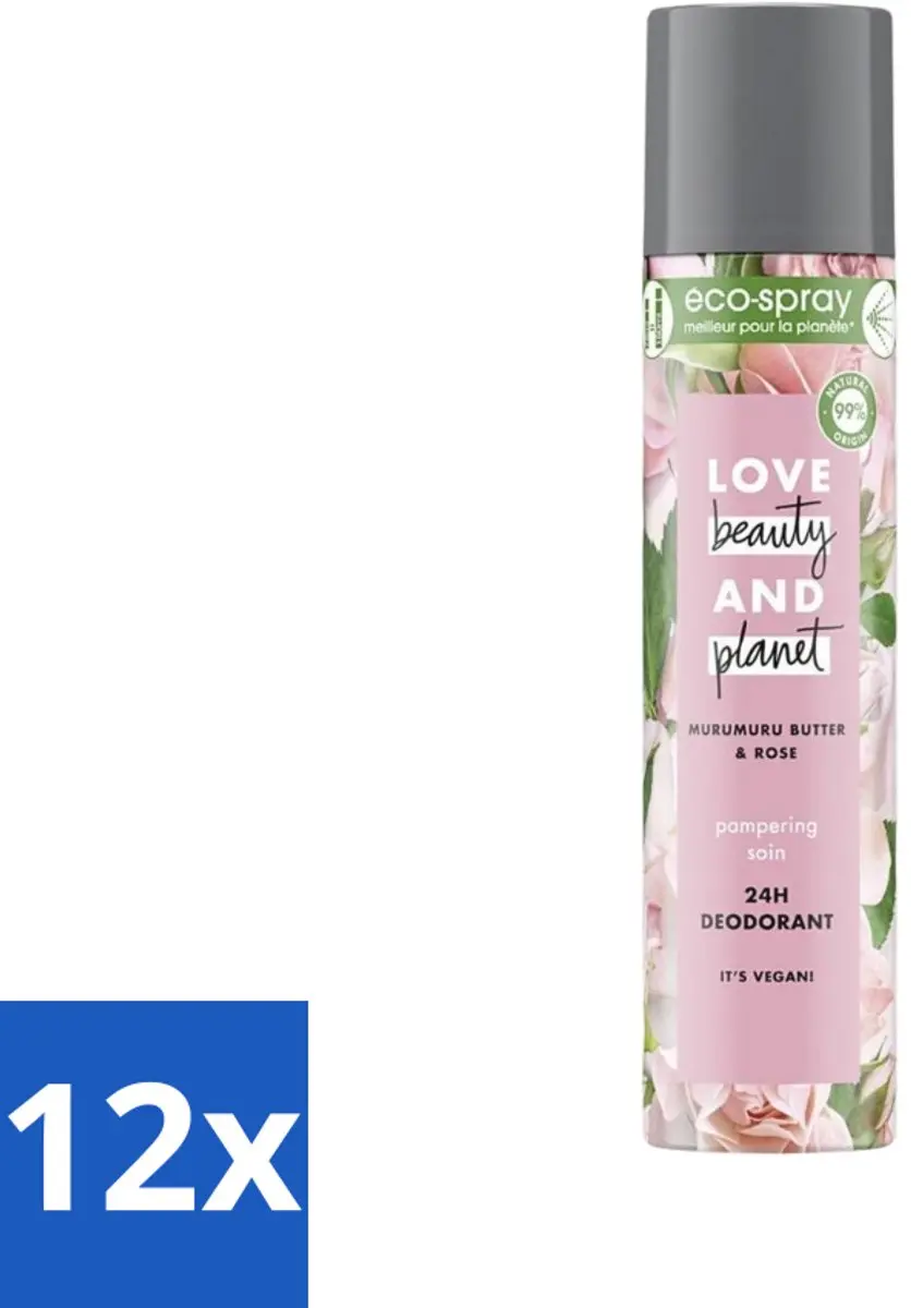 Love Beauty and Planet Murumuru Butter & Rose Deospray 75ml
