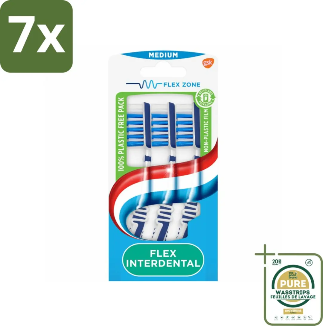 Aquafresh Flex Interdental Tandenborstel Medium