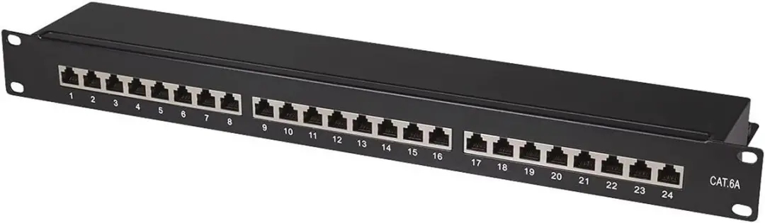 Logilink NP0061 Patchpaneel Cat.6A 24-poorts