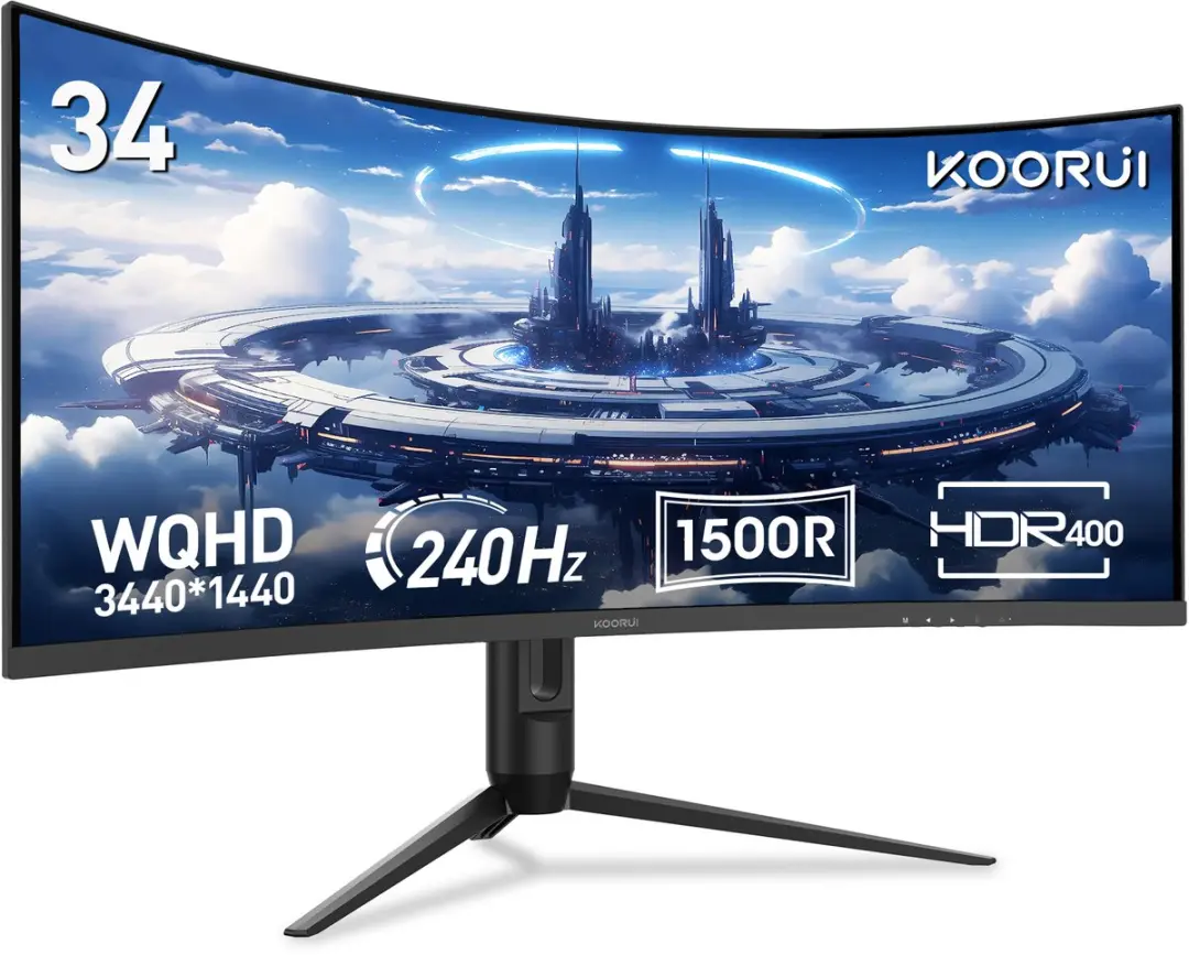 Koorui G3441XC Gebogen Gaming Monitor 34"