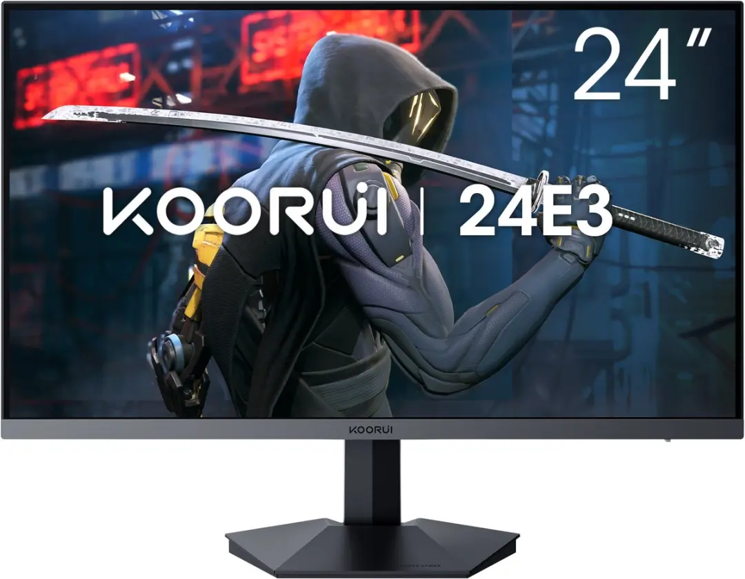 Koorui 24E3 Gaming Monitor 24" - FHD 165Hz - 1ms - Zwart