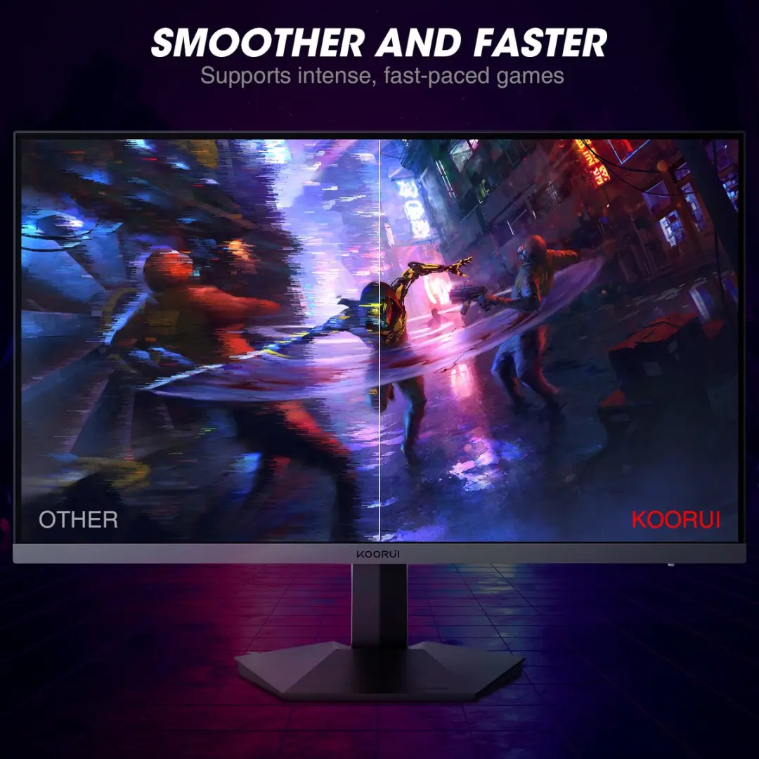 Koorui 24E3 Gaming Monitor 24" - FHD 165Hz - 1ms - Zwart