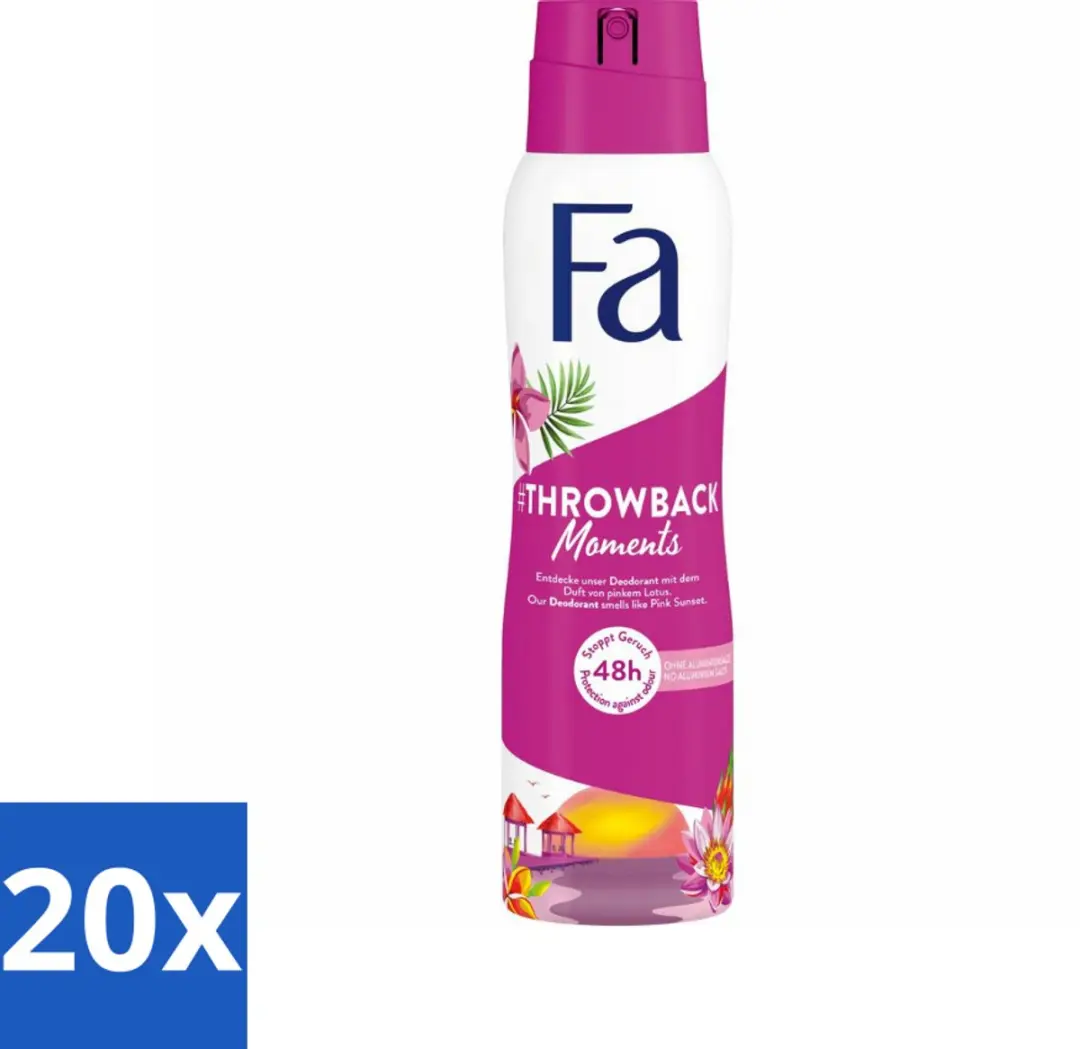 Fa Deodorant Spray Throwback Moments 150ml