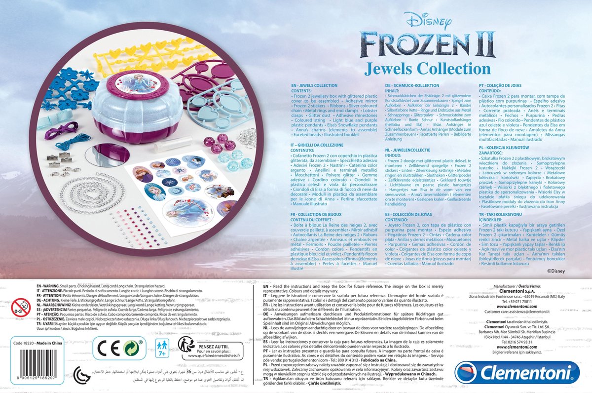 Disney Frozen 2 - Speelgoedsiraad - Sieradencollectie - Multicolor