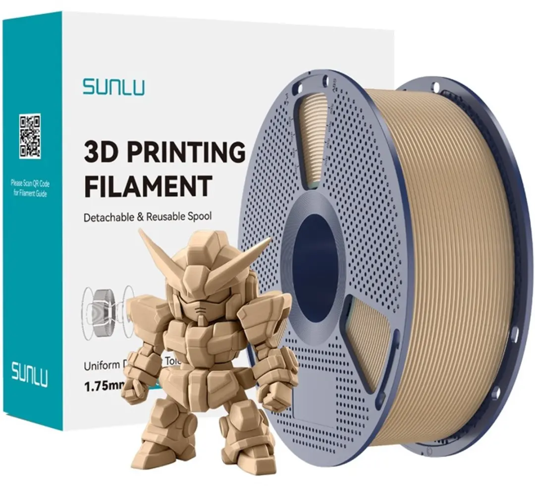 Sunlu PLA Oak Hout 3D Filament 1kg