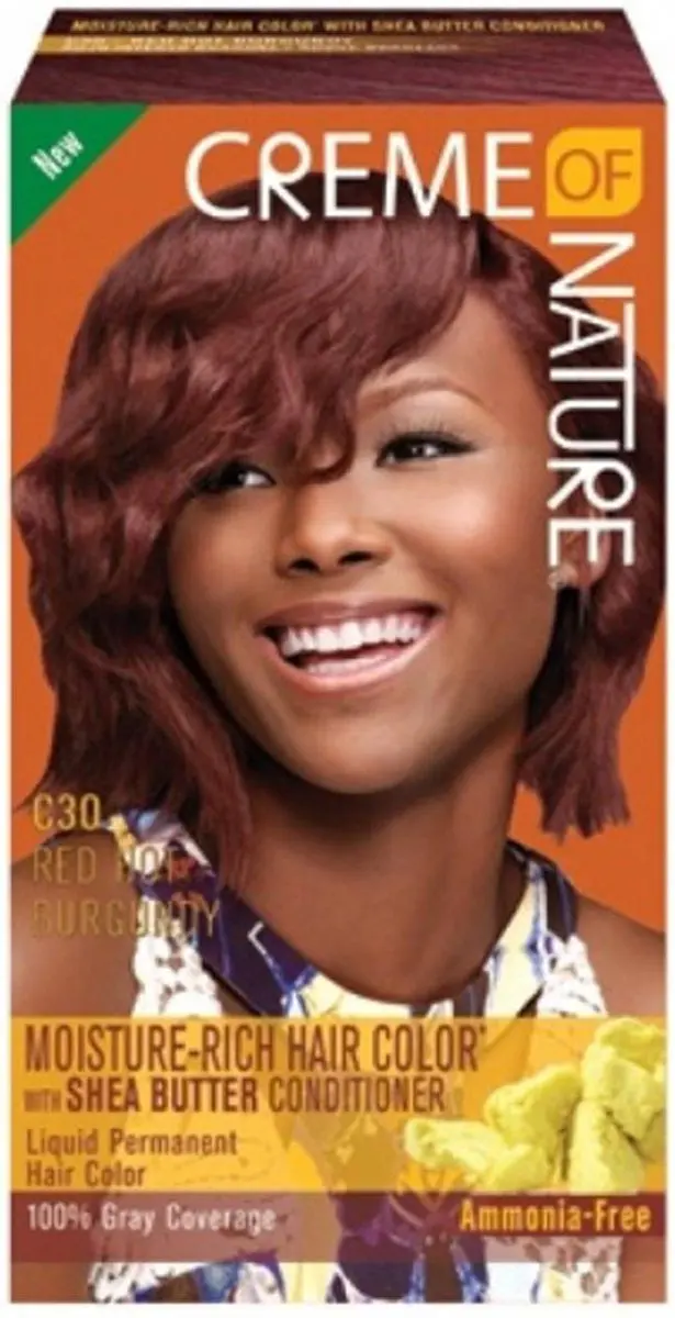 Creme of Nature CON Shea Butter Haarverf #C30 Red Hot Burgundy