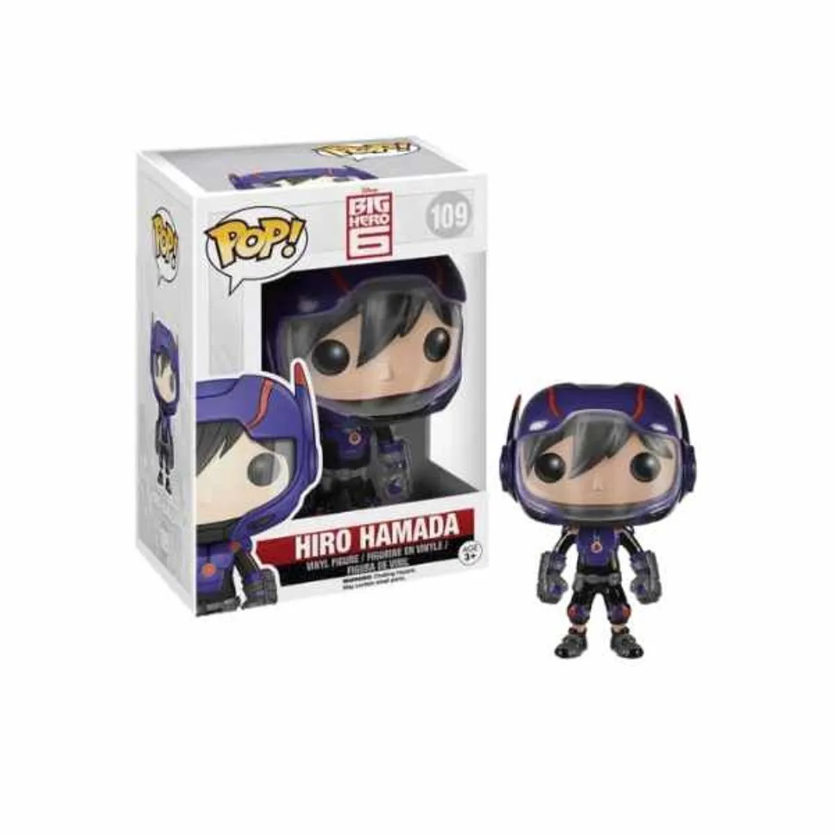 Funko Pop! Disney Big Hero 6 Hiro Hameda FUN4661 - Veelkleurig - afbeelding 3 van 3