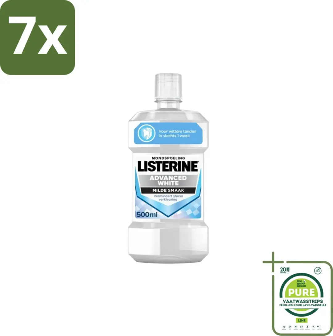 Listerine Advanced White Mondwater 3500ml