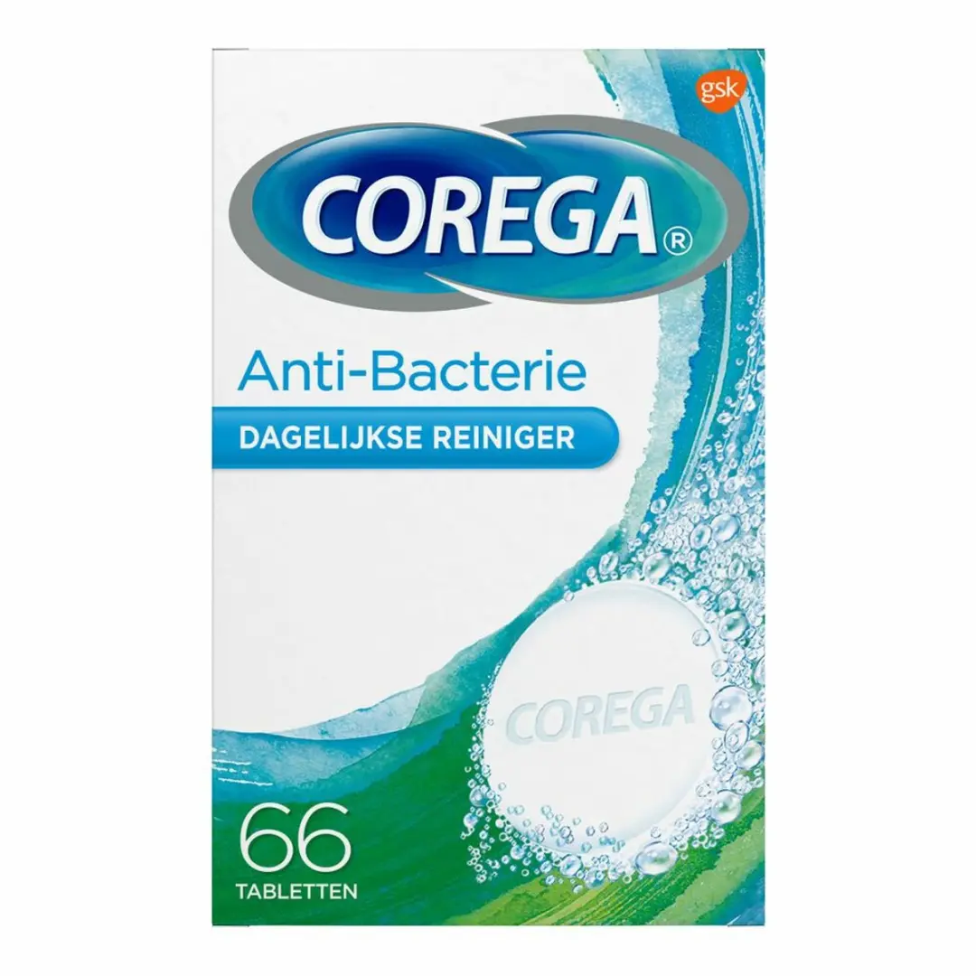 Corega Reinigingstabletten Antibacterieel