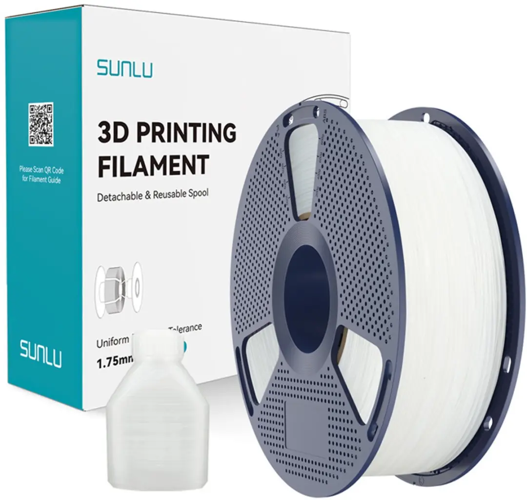 Sunlu PLA Filament 1.75mm Wit 1kg